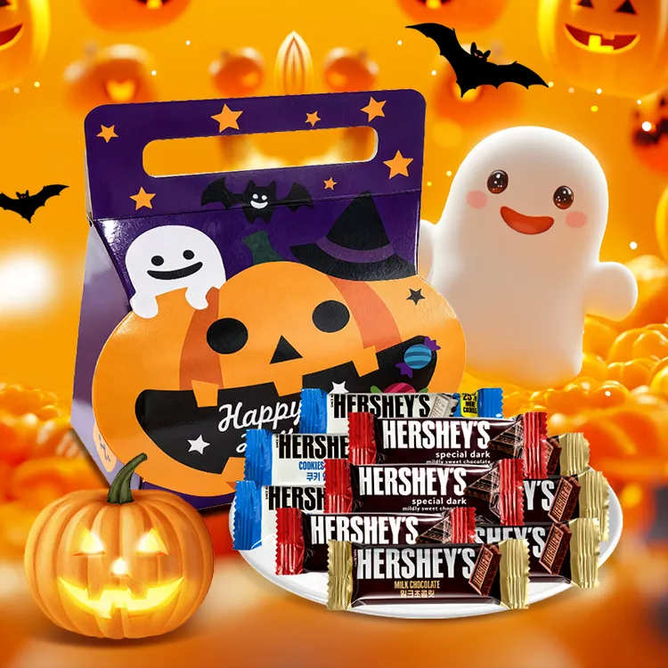 HERSHEY’S/好时【万圣节礼物】10颗大排块约127g混合巧克力零食礼盒
