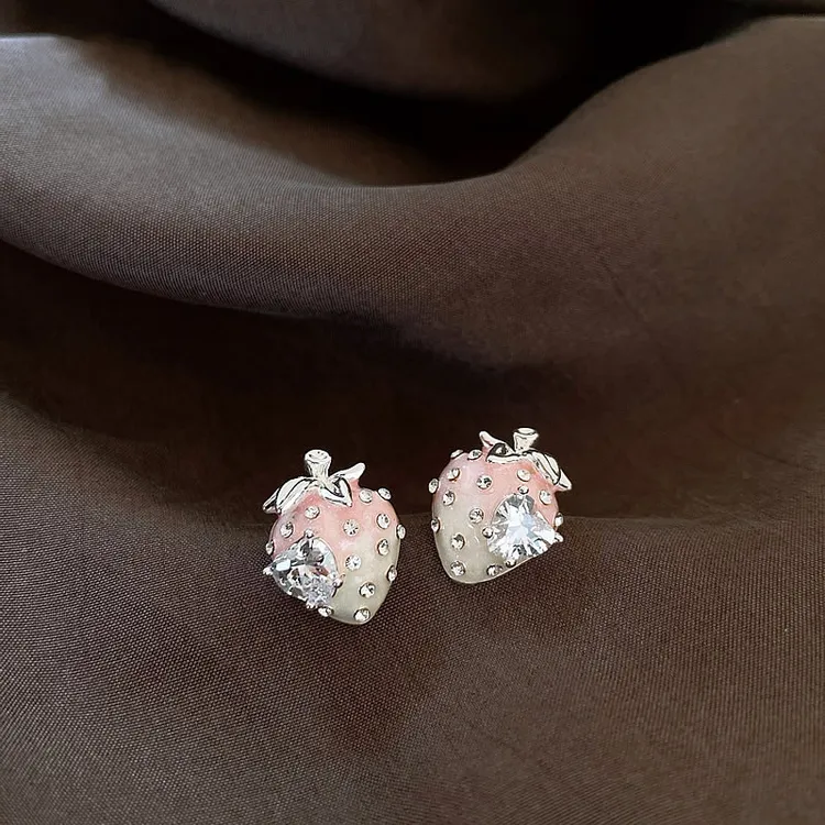 精致爱心微镶耳钉女轻奢独特优雅百搭高级感耳环2025新款耳饰7829