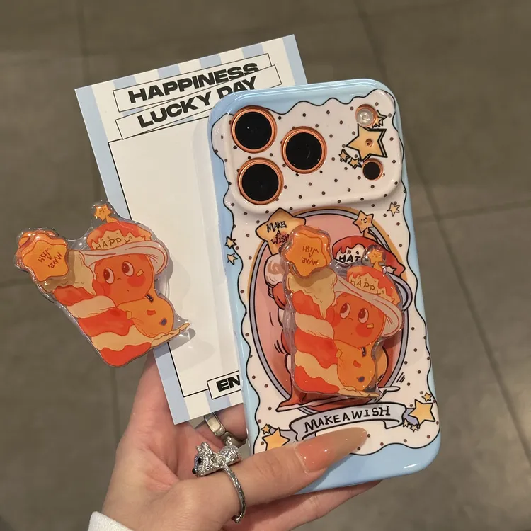 欧克里里蜡烛星星人支架适用苹果17/16手机壳华为P70oppo小米vivo