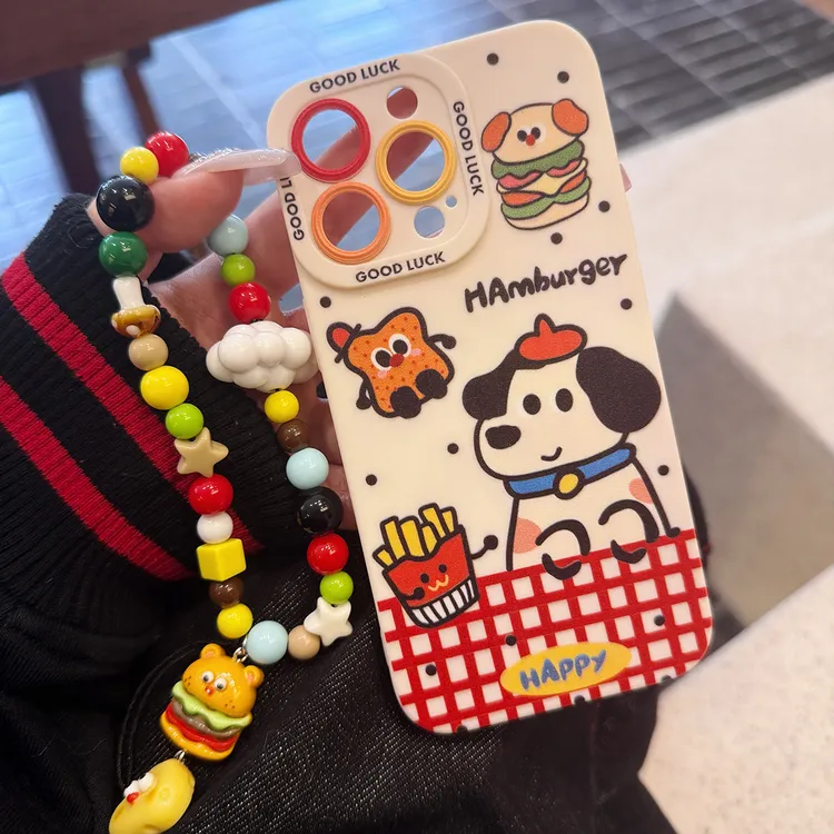 薯条狗适用苹果iphone小米15/14/13pro防摔vivo华为oppo手机壳