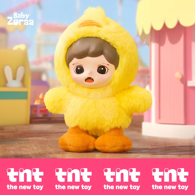 【tnt】Baby Zoraa绒绒小屋系列搪胶毛绒公仔(盲发不拆)