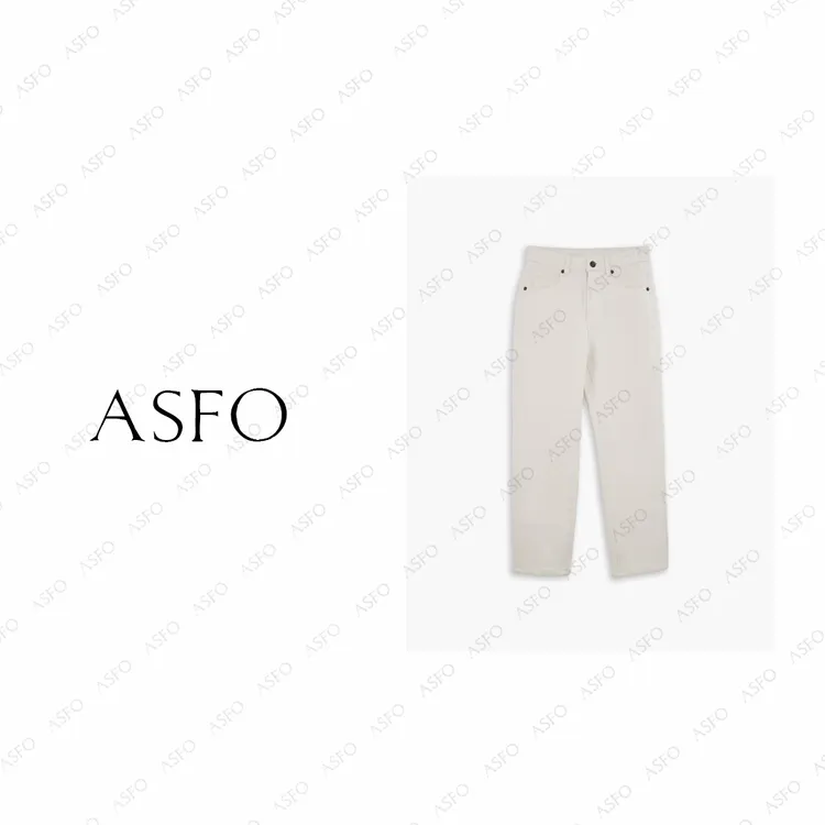 【AS完美弹】25新经典百搭加绒高弹莱赛尔直筒牛仔裤AS25DNZK05591