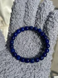 MOBAI默白出品-「青金石」青金精工老型单圈手串8mm