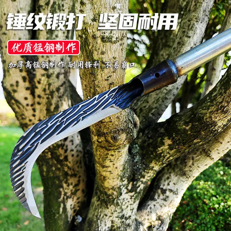 割草刀手工锻打刀草刀农村锰钢除草神器户外