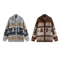 【ZS推荐】AndAnything新品姜饼人费尔岛针织开衫 