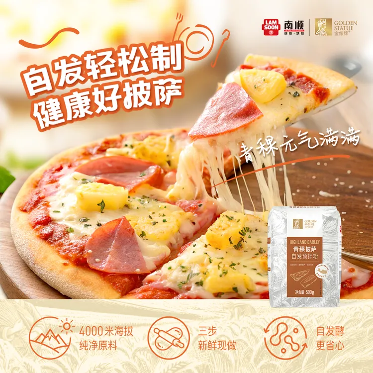 金像牌青稞披萨预拌粉500g青稞披萨 佛卡萨