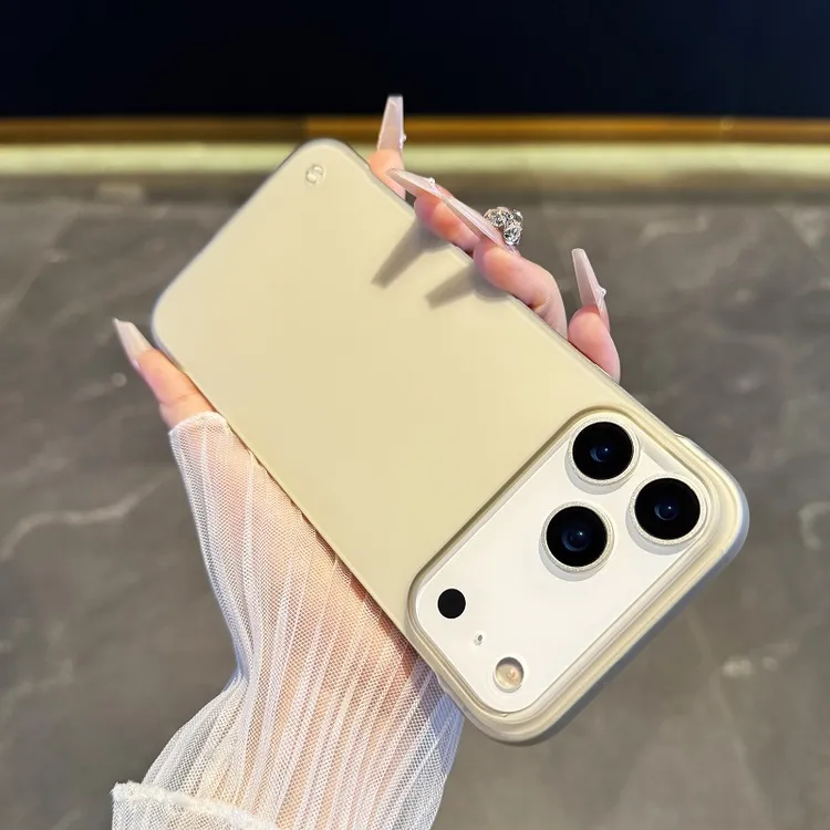 适用于苹果17promax手机壳新款超薄无边框iPhone17大孔散热防摔16