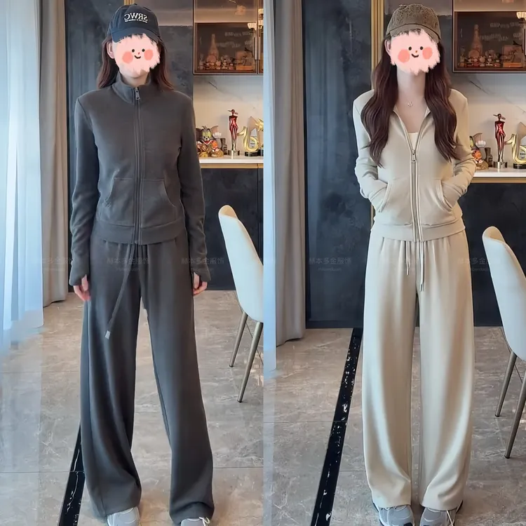 小众炸街高级感女装2025早秋新款休闲舒适两件套修身显瘦气质套装