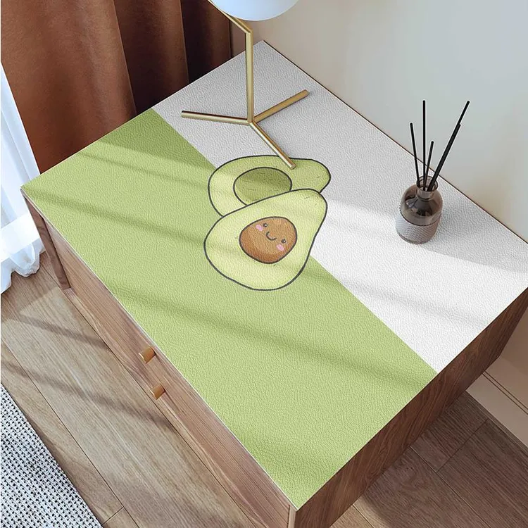 床头柜桌布台布轻奢高级感垫子防水防烫硅胶桌垫小清新洗衣机盖布