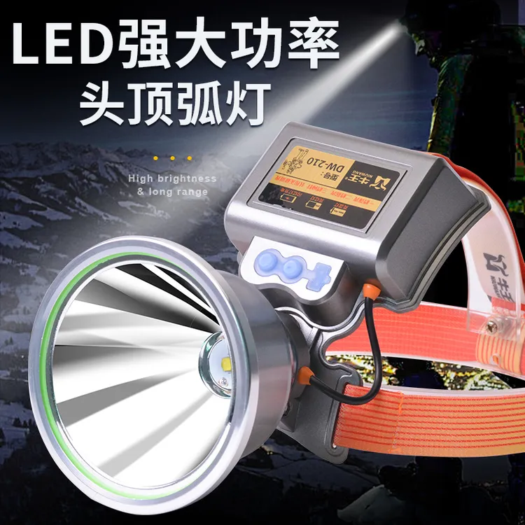  牛王216钓鱼头灯户外远射强光充电头戴式超亮超长续航白光灯黄光