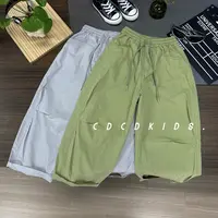 川度2518韩版夏季气球裤设计款儿童运动裤夏装男女童休闲九分裤