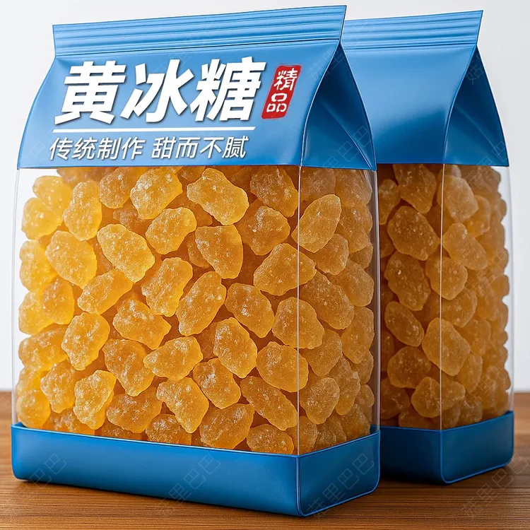 甘蔗熬制正宗多晶黄冰糖小颗粒厨房食用老冰糖正宗黄冰糖老黄