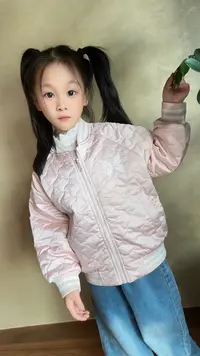 【SUger Yuu自制秋冬清仓第一波】女童外套【蝴蝶棉服】6716