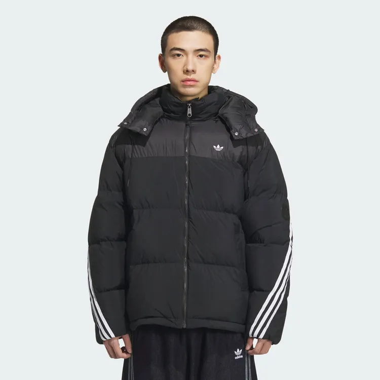 adidas阿迪达斯三叶草男女新年战袍3S PUFFER DOWN羽绒服KC0173