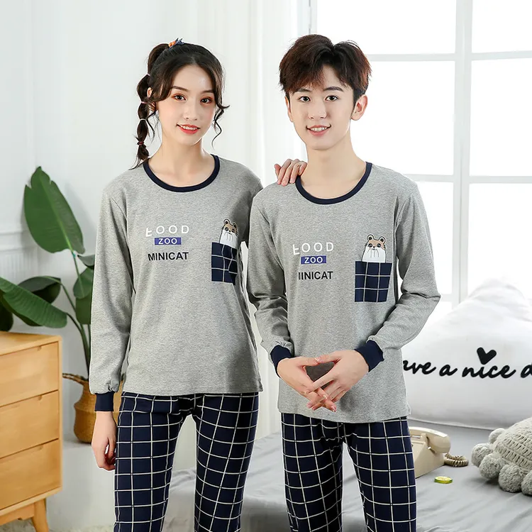 中大童秋衣秋裤童装儿童春秋内衣套装纯棉学生少年家居打底两件套