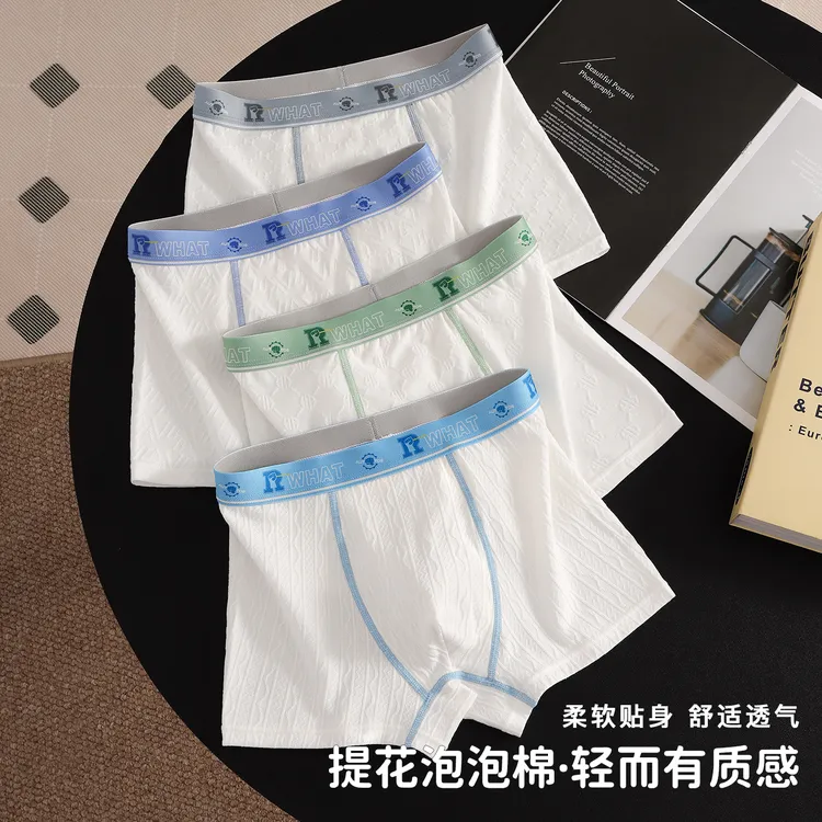 双旦冬装氛围感青少年内裤儿童A类抗菌纯棉12-18大童男孩学生平角