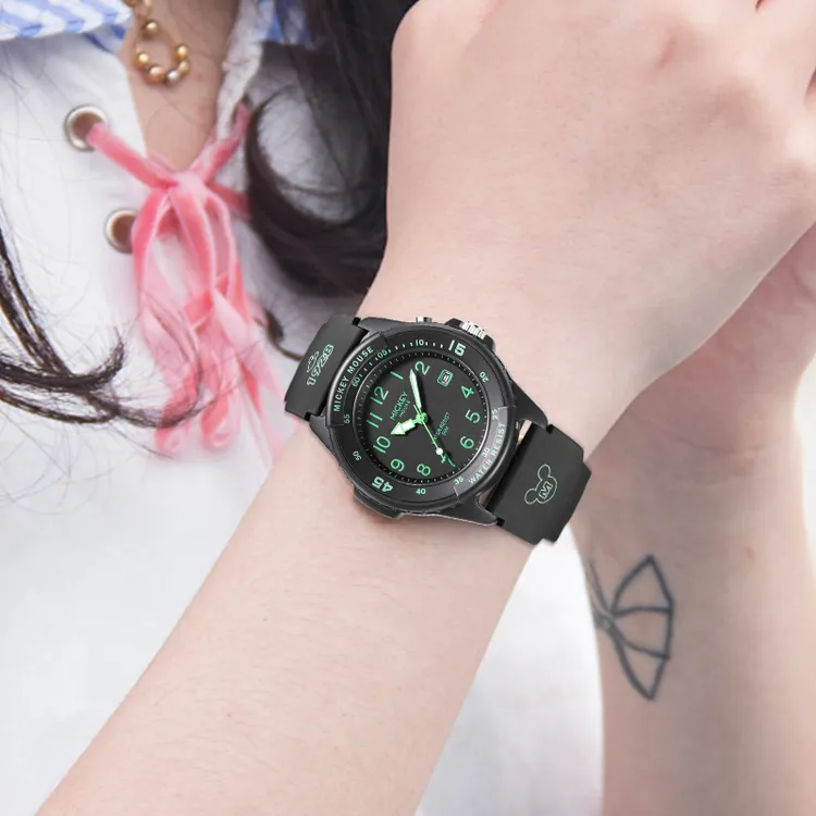 迪士尼（Disney）儿童手表男孩生日礼物考试防水夜光指针MK-11484