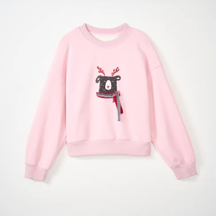 JW/静稳新品时尚休闲潮流长袖设计师款女装加绒卫衣5552828