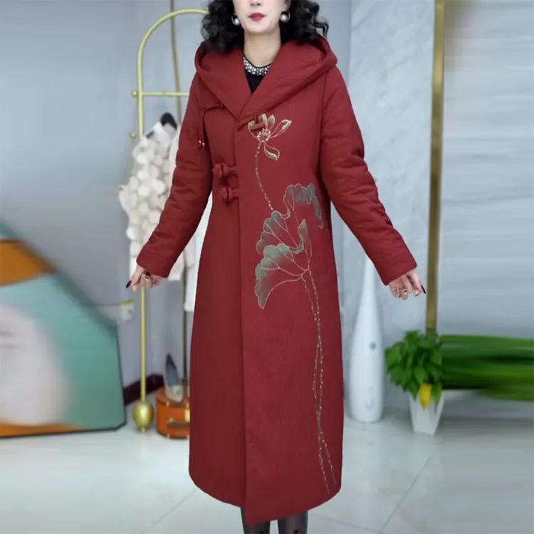 冬季加厚保暖蓄热棉大衣棉服女士外套时尚百搭收腰修身显瘦遮肚子