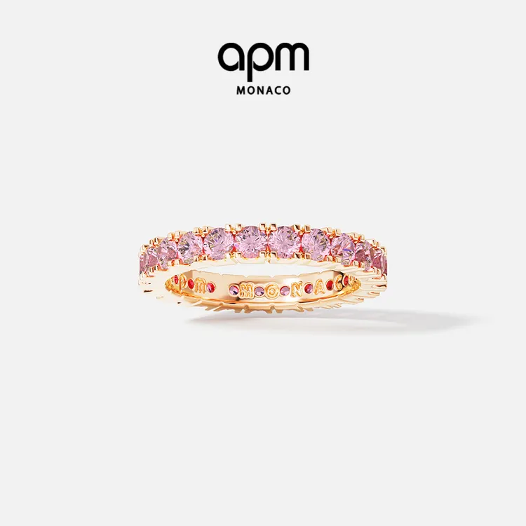 【双11狂欢】APM Monaco 密镶戒指女款明星同款饰品时尚情侣对戒