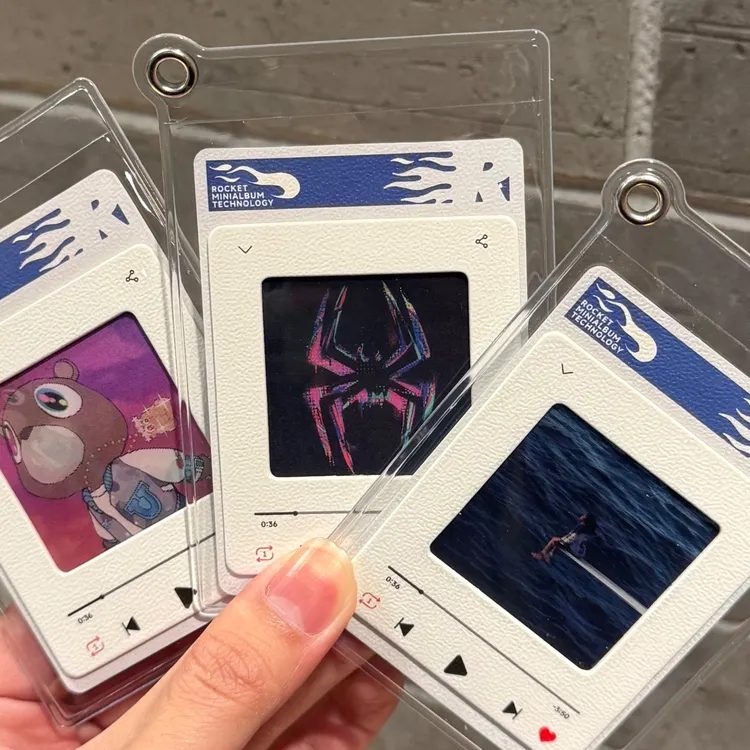 NFC动态封面专辑光栅卡钥匙扣