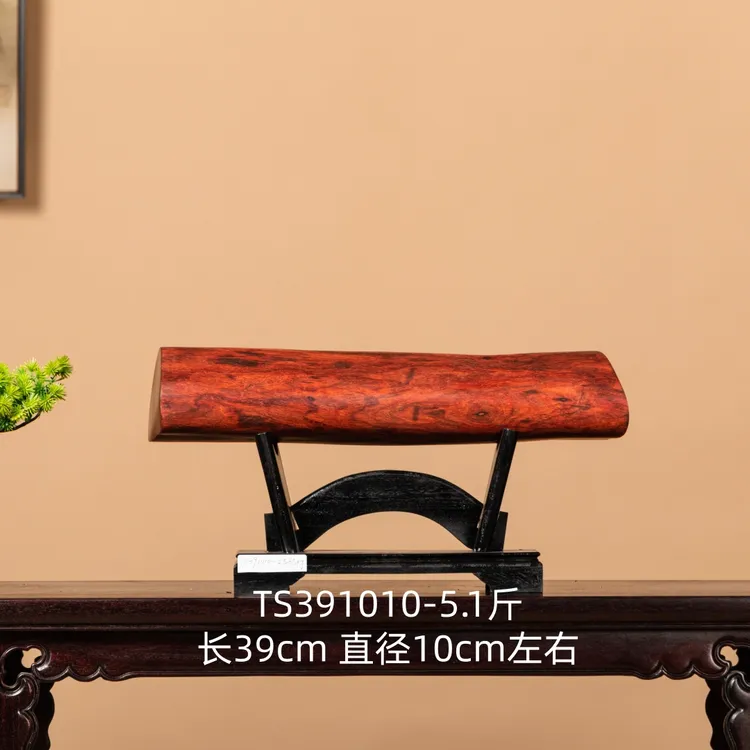 印度小叶紫檀横财摆件 檀香紫檀 紫檀原木原材料TS391010-5.1斤