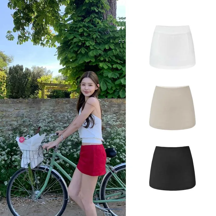 【超万搭亚麻半裙】加厚亚麻本布里裤巨实穿H 8803#