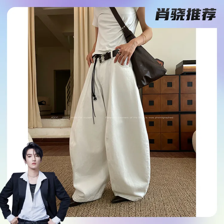 【肖然好物】JCCC影子 夜行原牛 三色水洗弯刀廓形牛仔裤JE5GNK10