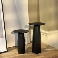 【T型黑釉哑光花瓶】 手工制作家居装饰品摆件