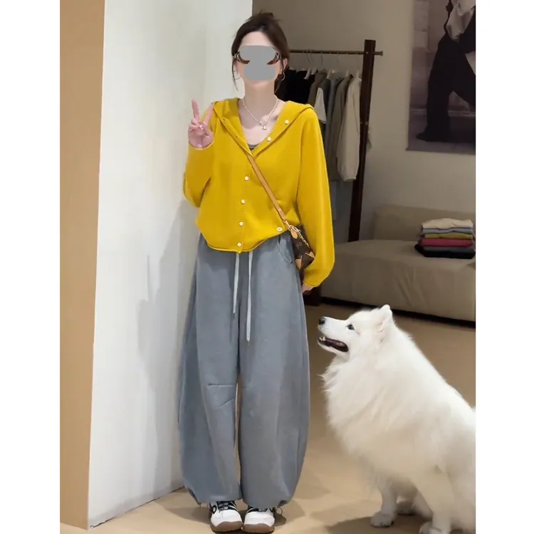 2025秋季减龄温柔甜美舒适显瘦长袖上衣搭气质休闲裤时尚套装