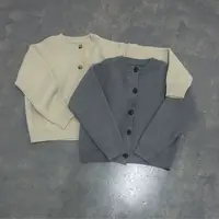 hd【针织开衫】琥.珀圆扣 毛衣针织开衫 简约百搭气质 宽松秋冬上衣