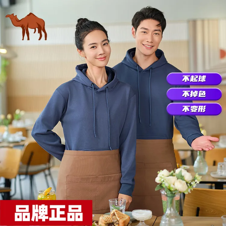 骆驼骑师情侣卫衣男女款2025新款爆款百搭长袖内搭保暖连帽加绒