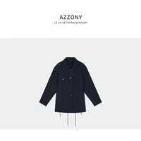 YYL 藏青色牛仔外套 2025秋款上新autumn  QWWL2502025