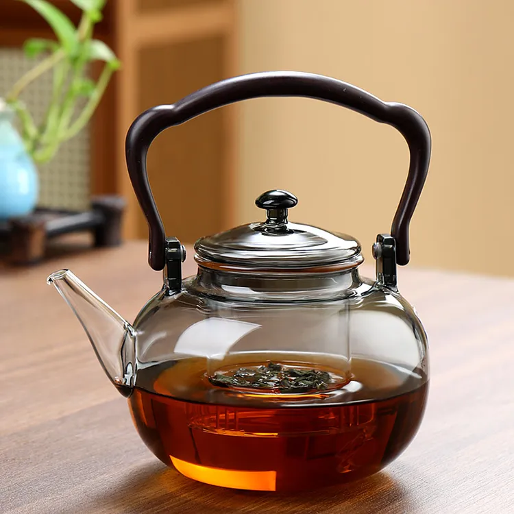 家用带过滤1200毫升【可明火/电陶炉】大容量煮电陶炉煮茶器