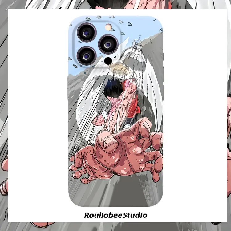 张力路飞适用苹果17/16promax菲林手机壳华为p70oppo小米vivo硬壳