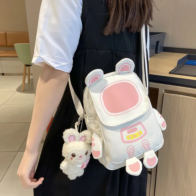 包包女生2025新款可爱学生网红女孩大童小背包儿童洋气少女斜挎包