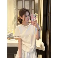 【新中式短袖】春夏韩系温柔新中式短袖-DX2525162