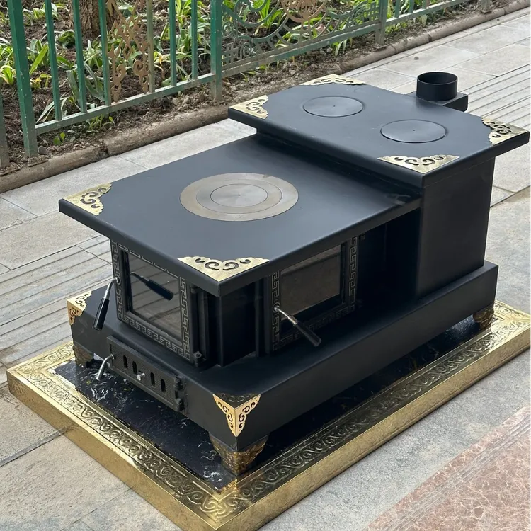 真火燃木木柴柴火炉家用室内别墅帐篷露营民宿高端取暖炉室内新款