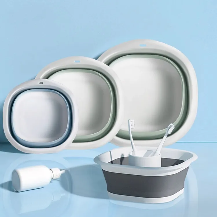 可折叠脸盆学生宿舍便携旅游户外专用家用加厚大洗衣泡脚洗脸盆子