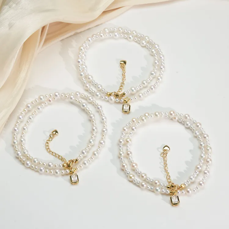 【小北严选】淡水珍珠DIY项链约3-5mm【多样性发一件】-AH27X598