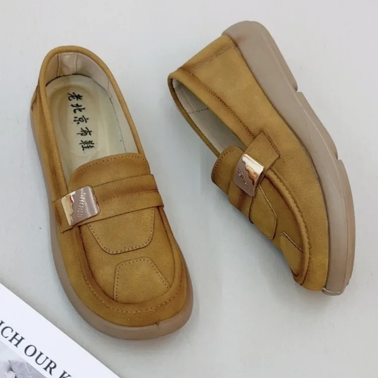 勃肯鞋2025新款软底时尚休闲鞋平底超软女单鞋时尚妈妈鞋透气轻便