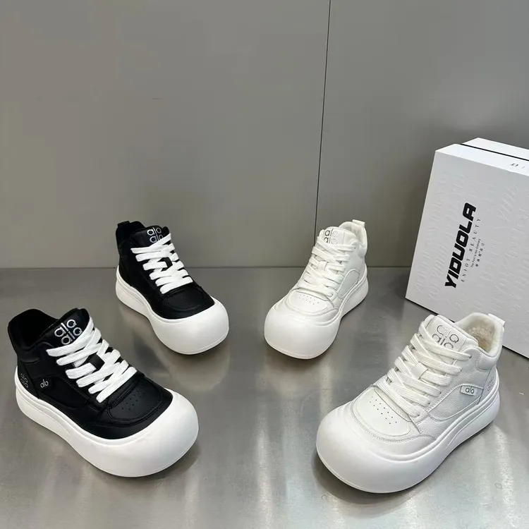 6213防滑休闲鞋透气高帮板鞋轻便玛莎玛索小白鞋通用保暖