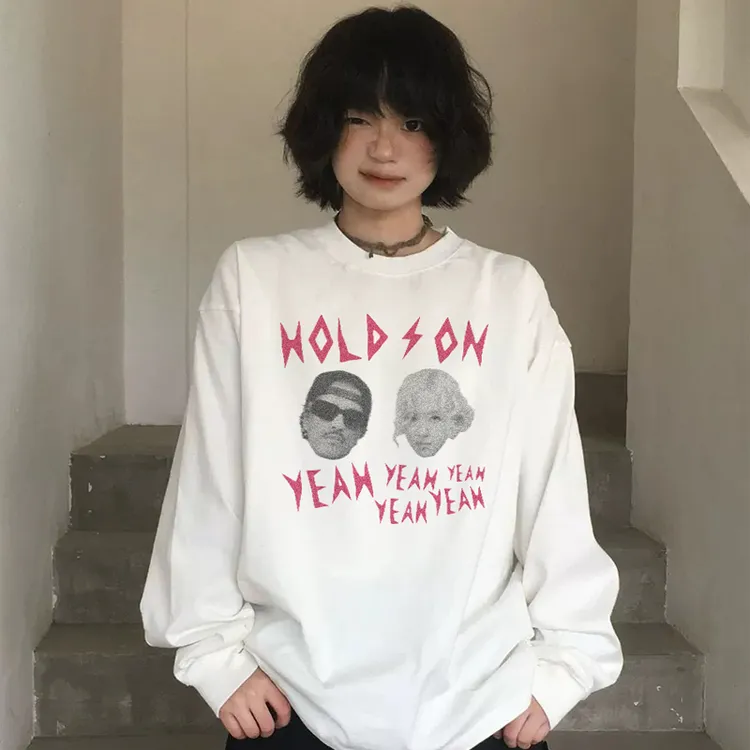 朴彩英ROSÉ火星哥APT专辑周边应援美式洗水做旧短袖T恤男女宽松