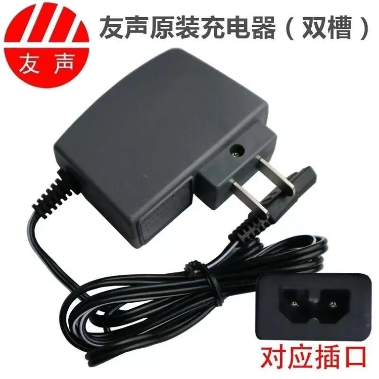 适用上海友声电子秤原装充电器4V双孔双槽6V双孔单槽两孔电源线秤