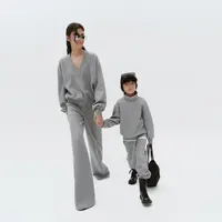 【芷芸专属】littlemoco童装男女半拉链长袖立领卫衣#KBD3TOP009