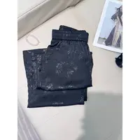 纪凡姬/ 4109-夏季提花休闲风无弹力断码高级感舒适休闲裤