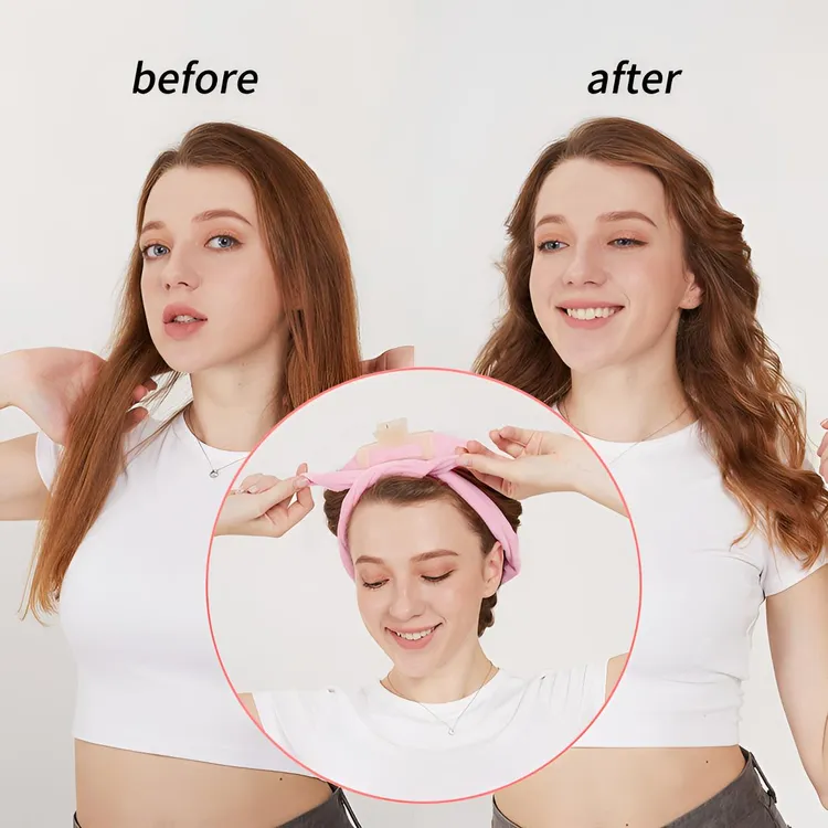 不插电免烫女童神器睡眠蝴蝶结卷发棒卷发神器懒人卷发带