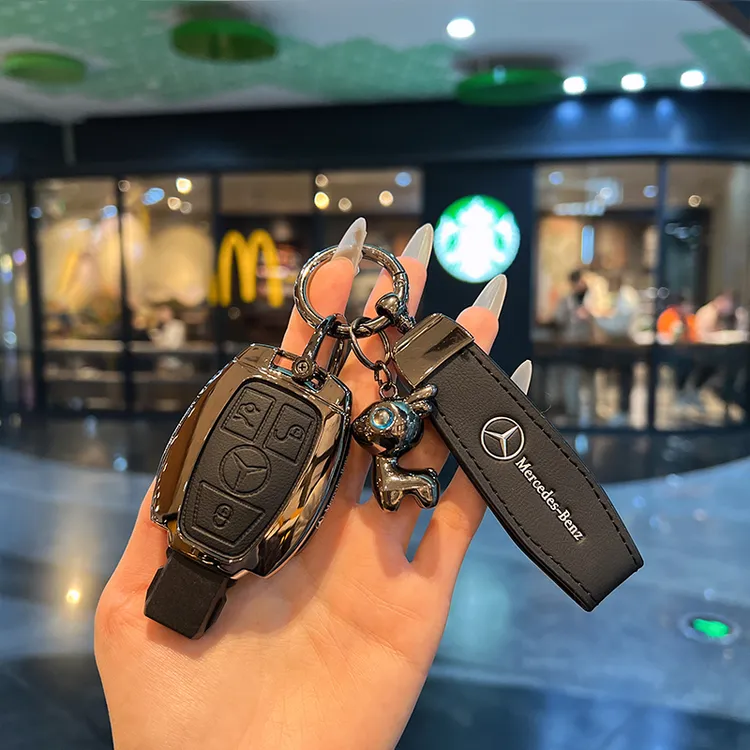 奔驰gla200钥匙套C200L壳A级a180L扣glc260L包B级260GLK G级R级SL