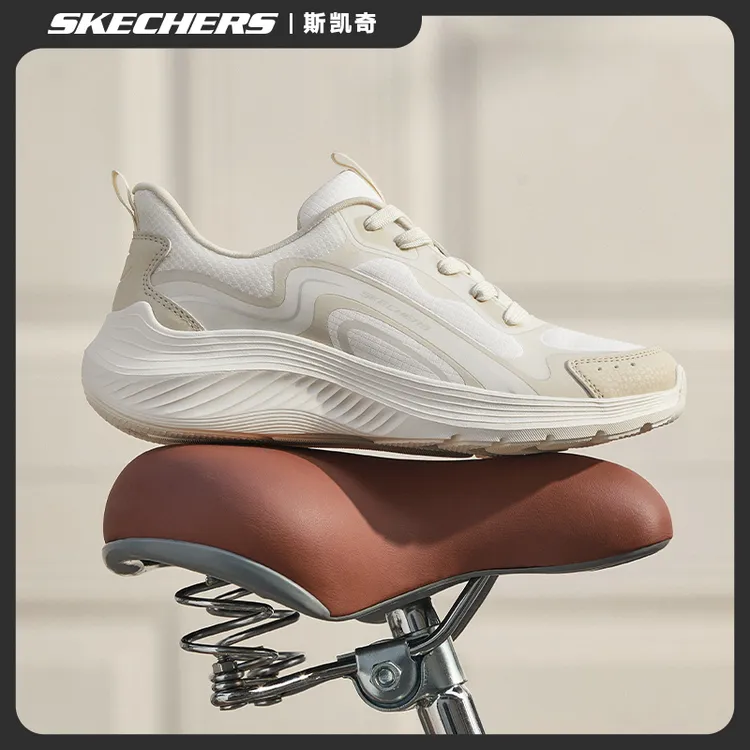 Skechers斯凯奇女鞋秋季百搭运动鞋轻量缓震舒适脚感休闲鞋117487
