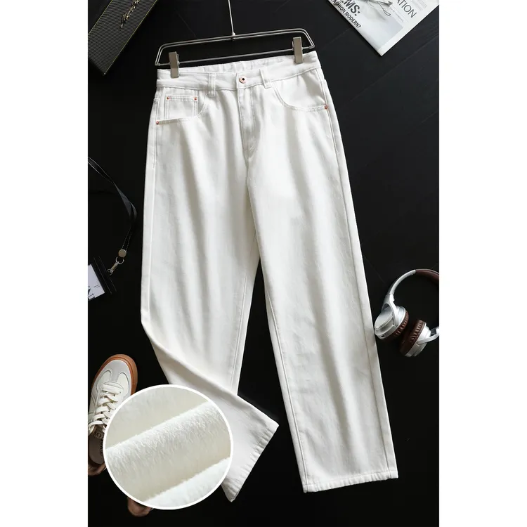 THON BERRY25秋冬男士牛仔裤直筒宽松纯棉休闲百搭长裤潮流NB022